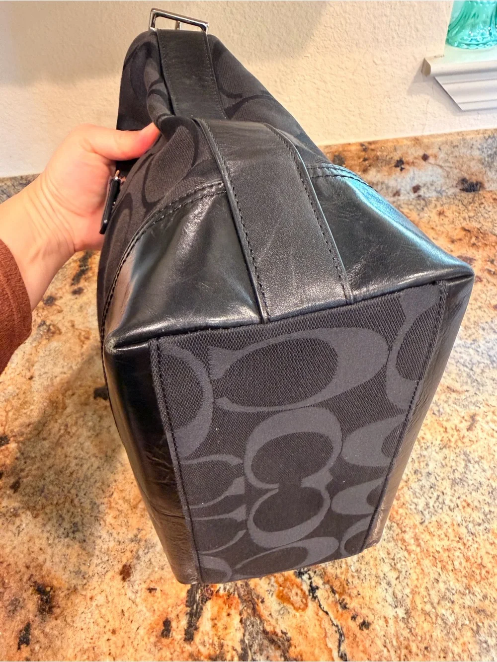 Coach Black Convertible Shoulder Bag